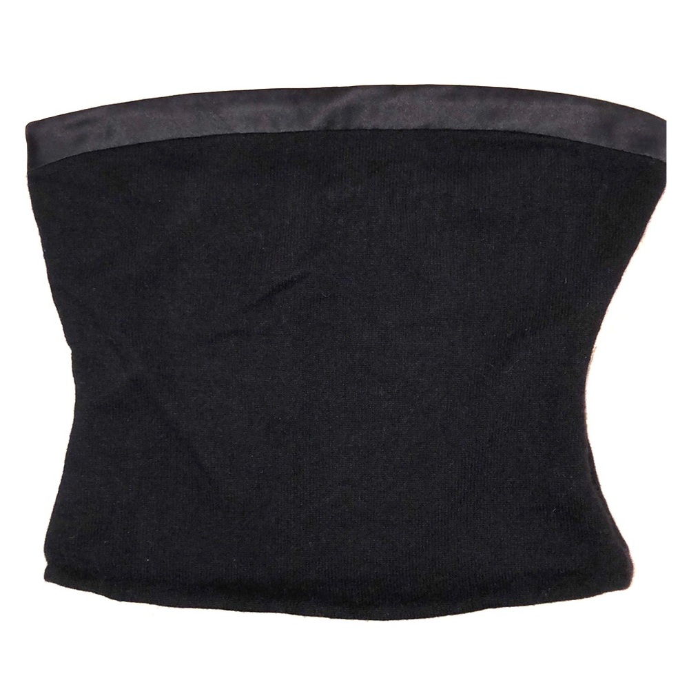 Cashmere and silk trim couture
